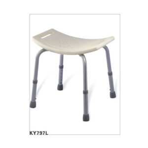 Scaun de Dus din Aluminiu, Reglabil, Greutate Maxima 100kg, KY797L-19, Med-Tehnica