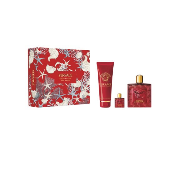 Set Cadou Apa de Parfum pentru Barbati, Eros Flame, Versace