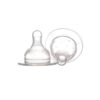 Set Tetine Silicon Gat Larg pentru Lichide Groase 3+ Baby, 2 Bucati, Minut