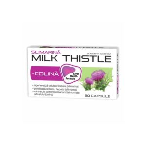 Silimarina Colina Milk Thistle, 30 Capsule, Zdrovit