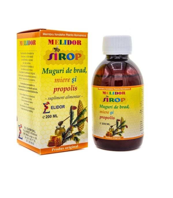 Sirop de Brad, Miere si Propolis, 200 ml, Elidor