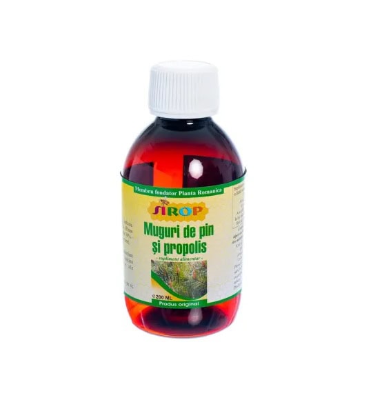 Sirop Muguri de Pin si Propolis, 200 ml, Elidor