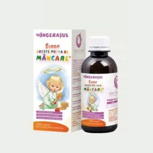 Sirop pentru Cresterea Poftei de Mancare Ingerasul, 200 ml, Dacia Plant