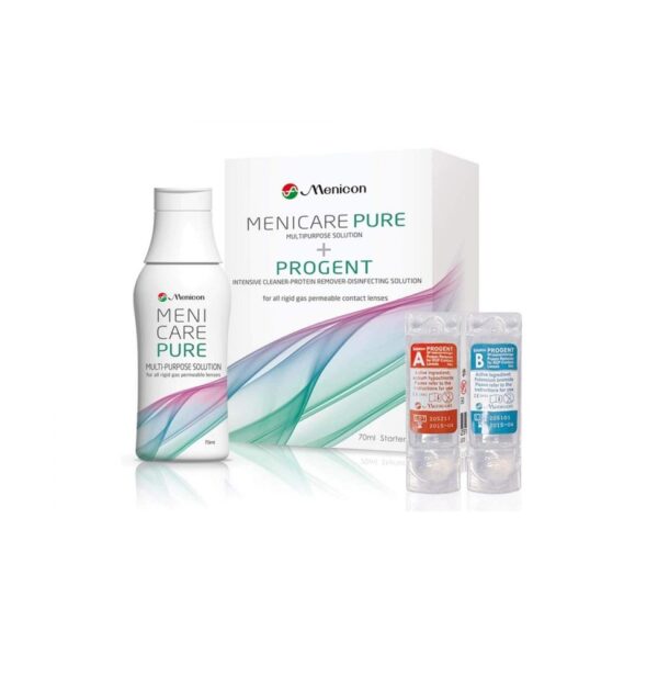 Solutie Multifunctionala MeniCare Pure + Progent, 70 ml, Menicon