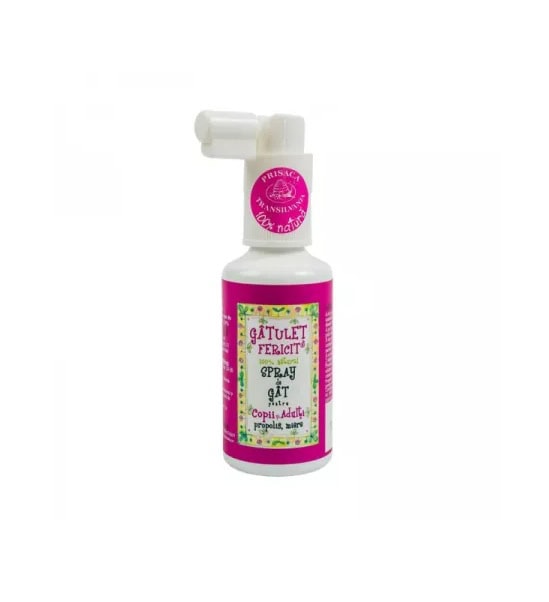 Spray de Gat pentru Copii si Adulti Gatulet Fericit, 20 ml, Prisaca Transilvania