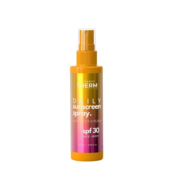 Spray Protectie Solara UVA/UVB SPF30 Daily Sunscreen, 200 ml, Synergy Therm