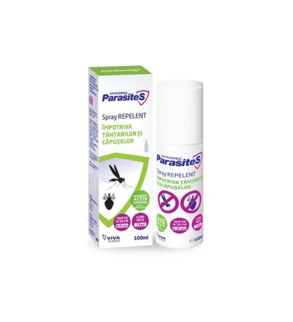 spray-repelent-impotriva-tantarilor-si-a-capuselor-parasites-santaderm-100-ml-viva-pharma-O19494-farmacia-morpheus Spray Repelent Impotriva Tantarilor si a Capuselor Parasites Santaderm, 100 ml, Viva Pharma