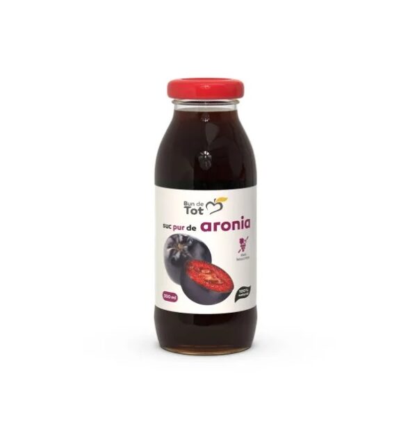 Suc de Aronia Fara Zahar Bun de Tot, 300 ml, Dacia Plant