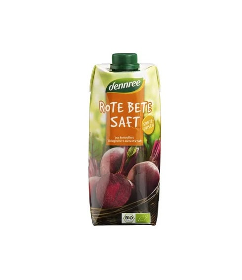 Suc de Sfecla Rosie Ecologic si Vegan, 500ml, Dennree Biogama