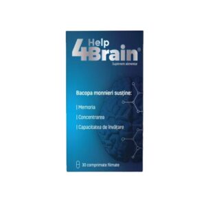 Supliment Alimentar pentru Memorie si Concentrare Help 4 Brain, 30 Comprimate, Zdrovit
