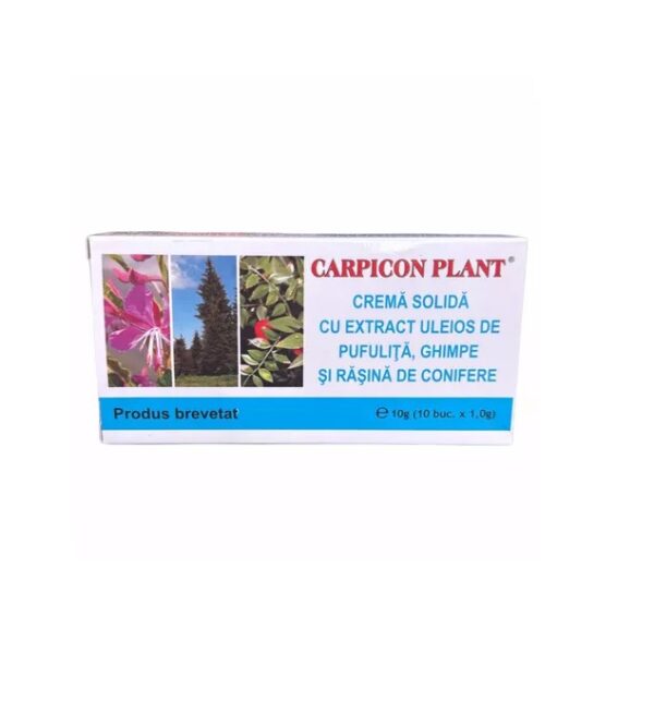 Supozitoare Carpicon Plant, 10 Bucati, Elzin Plant