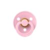 Suzeta din Latex cu Tetina Rotunda, 0 Luni+, Colour Baby Pink, BIBS