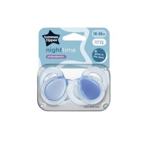 suzete-ortodentice-night-time-18-36-luni-albastru-2-bucati-tommee-tippee-O41347-farmacia-morpheus Suzete Ortodentice Night Time, 18-36 Luni, Albastru, 2 Bucati, Tommee Tippee
