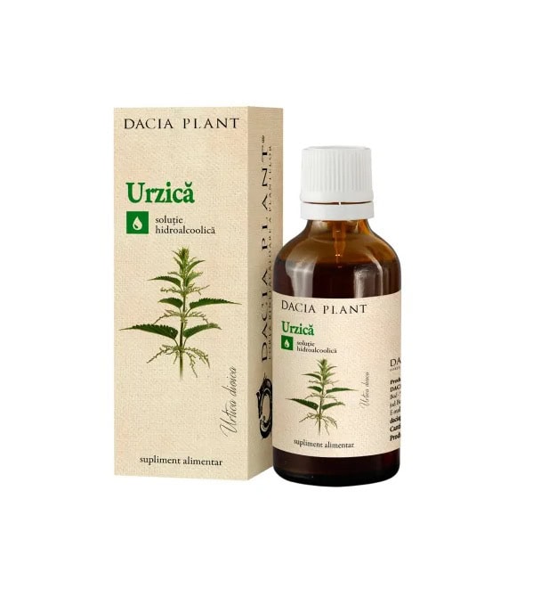 Tinctura de Urzica, 50 ml, Dacia Plant