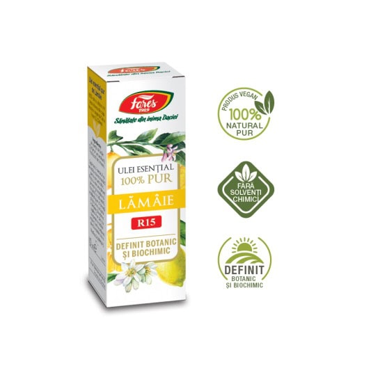 Ulei Esential Lamaie 100%, R15, 10ml, Fares