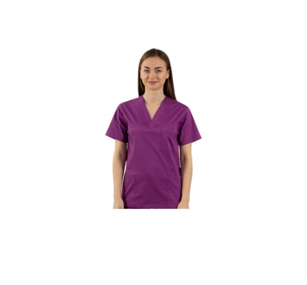 Bluza Chirurgicala Unisex, Culoare Mov, Marime M, Medis