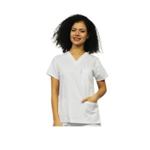 Bluza Chirurgicala Unisex, Culoare Alb, Marime M, Medis