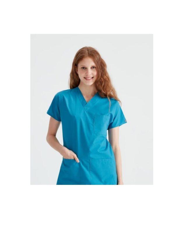Bluza Chirurgicala Unisex, Culoare Turcoaz, Marime M, Medis