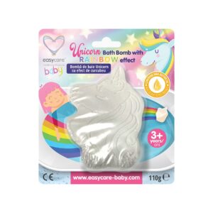 bomba-de-baie-cu-efect-de-curcubeu-unicorn-110g-easycare-baby-O41532-farmacia-morpheus Bomba de Baie cu Efect de Curcubeu Unicorn, 110g, Easycare Baby