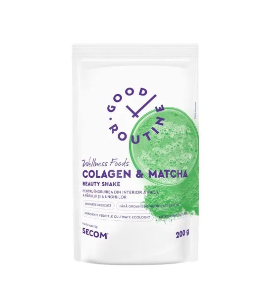 Colagen si Matcha, 200 g, Good Routine