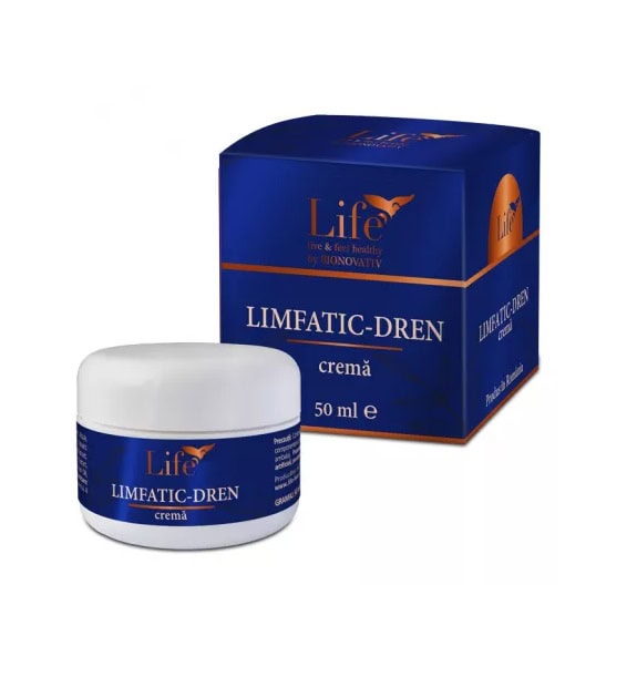 Crema Limfatic-Dren, 50 ml, Bionovativ