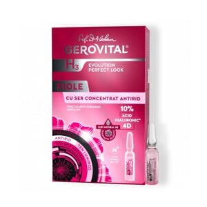 Fiole cu Acid Hialuronic 10% 4D H3 Evolution Perfect Look, 10 x 2 ml, Gerovital