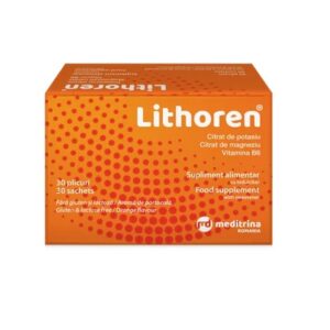Lithoren Aroma de Portocale, 30 Plicuri, Meditrina Pharmaceuticals