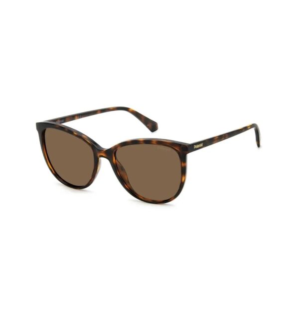 Ochelari de Soare Polarizati PLD 4138/S 086/SP, Havana, Rotund, 55 mm, Polaroid