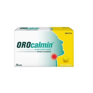 Orocalmin cu Aroma de Lamaie, 3 mg, 20 Pastile, Zentiva