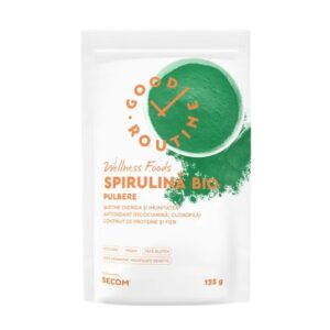Pulbere de Spirulina Bio, 125 g, Good Routine