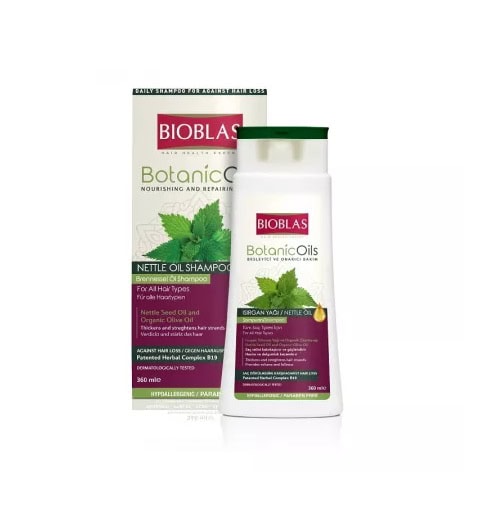 sampon-pentru-par-botanics-oils-nettle-360-ml-bioblas-O36579-farmacia-morpheus Sampon pentru Par Botanics Oils Nettle, 360 ml, Bioblas