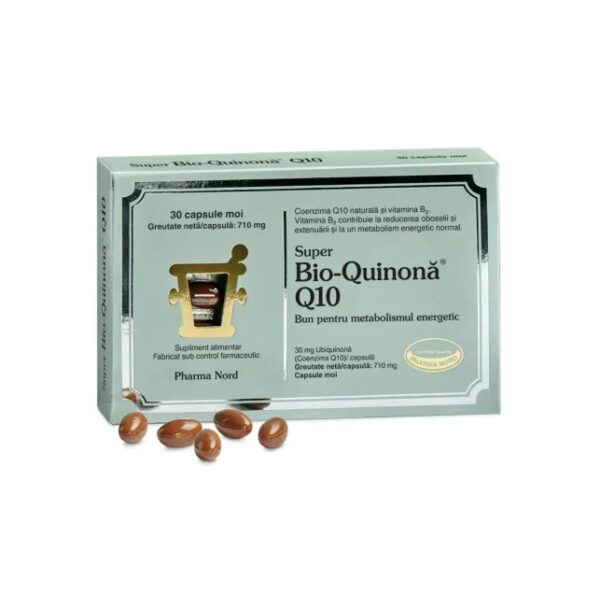 Super Bio-Quinona Q10, 30 Capsule, Pharma Nord