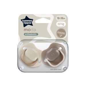 suzete-ortodentice-moda-18-36-luni-bej-2-bucati-tommee-tippee-O41590-farmacia-morpheus Suzete Ortodentice Moda, 18-36 Luni, Bej, 2 Bucati, Tommee Tippee