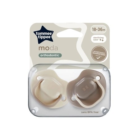 suzete-ortodentice-moda-18-36-luni-bej-2-bucati-tommee-tippee-O41590-farmacia-morpheus Suzete Ortodentice Moda, 18-36 Luni, Bej, 2 Bucati, Tommee Tippee