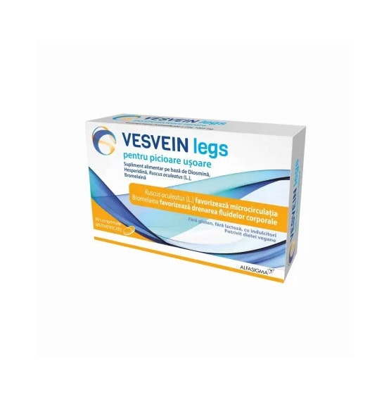 Vesvein Legs, 30 Comprimate, Alfasigma