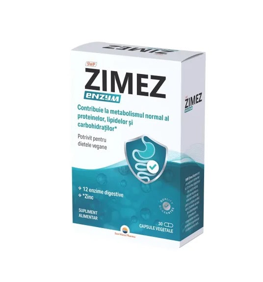 Zimez Enzym, 30 Capsule, Sun Wave Pharma