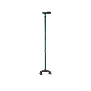 Baston Reglabil Verde din Aluminiu cu Pufar, Baza in Patru Puncte, RP192V, Moretti