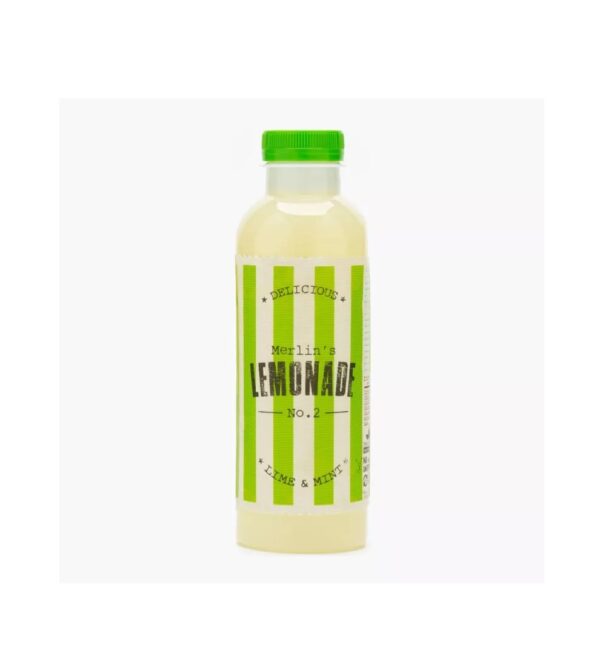 Bautura Racoritoare Necarbogazoasa Lemonade No.2 Lime & Menta, 0.6 l, Merlin's