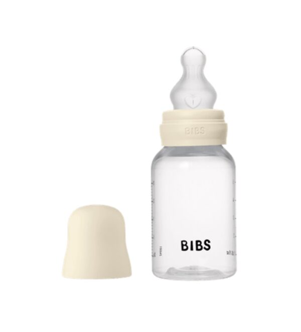 Biberon Lapte Anticolici PP, Tetina Silicon, Set Complet Ivory, 150ml, BIBS