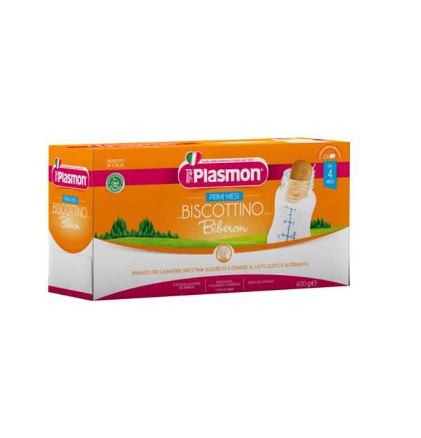 Biscuiti pentru Biberon, 600 g, 4 Luni+, Plasmon