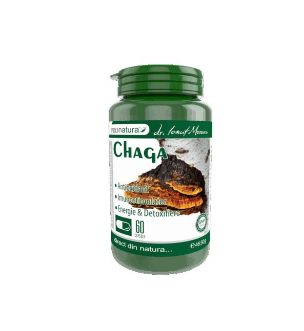 Chaga, 60 Capsule, Pro Natura