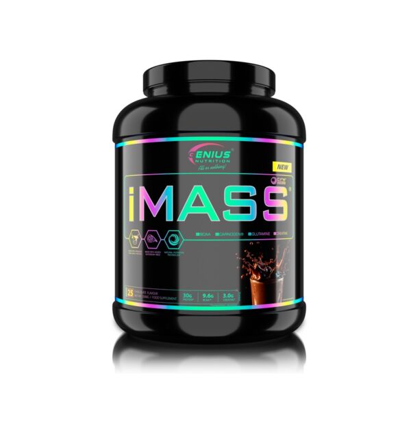 gainer-fara-zahar-cu-aroma-de-ciocolata-imass-2500-g-genius-nutrition-O41817-farmacia-morpheus Gainer Fara Zahar cu Aroma de Ciocolata iMass, 2500 g, Genius Nutrition