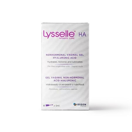 Gel Vaginal Non-Hormonal Lysselle, 8 Monodoze x 5 ml, Biessen Pharma