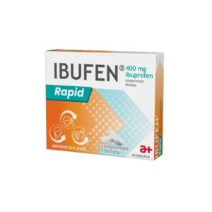 Ibufen Rapid, 400 mg, 12 Comprimate Filmate, Antibiotice SA