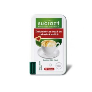 Indulcitor Sucrazit Poket 75 Tablete, Biscol