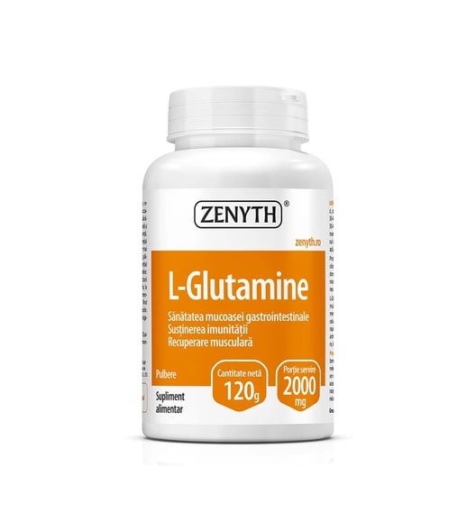 L-Glutamina Pulbere, 120 g, Zenyth