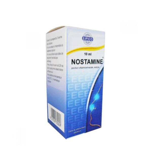 Nostamine Picaturi Oftalmice/Nazale, Solutie, 10 ml, Eipico Med