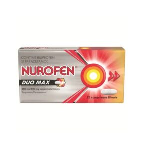 Nurofen Duo Max, 200mg/500mg, 12 Comprimate Filmate, Reckitt Benckiser