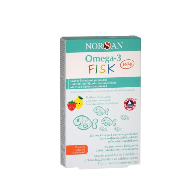 omega-3-fisk-45-jeleuri-norsan-O41776-farmacia-morpheus Omega-3 Fisk, 45 Jeleuri, Norsan
