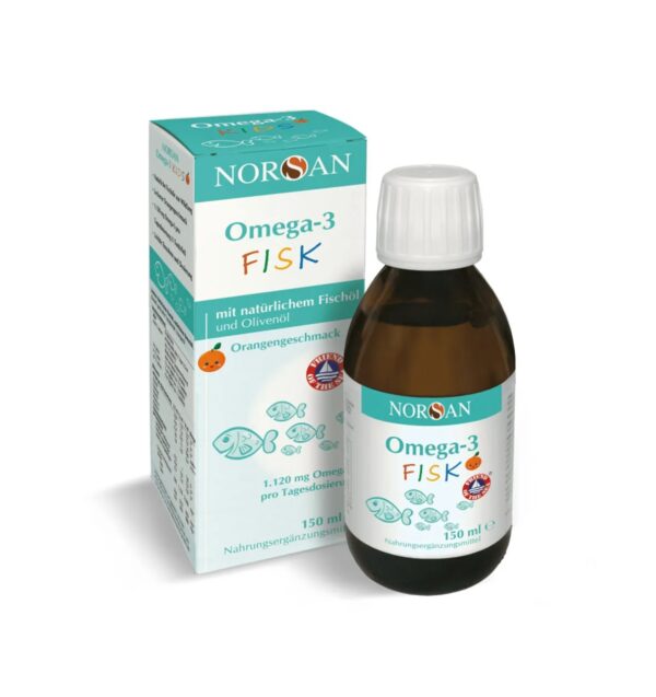 Omega-3 Fisk Oil, 150ml, Norsan